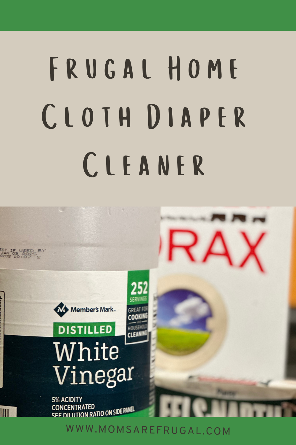 Frugal Home Cloth Diaper Cleaner