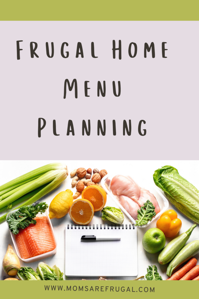 Frugal Home Menu Planning