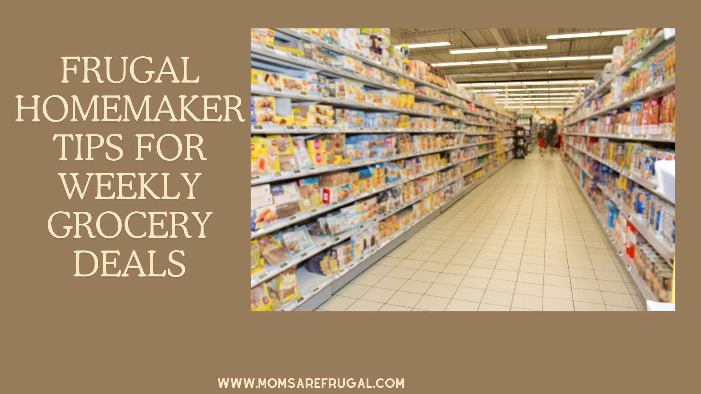 Frugal Homemaker Tips On Weekly Grocery Deals