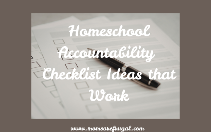 Homeschool Accountability Ideas that Work