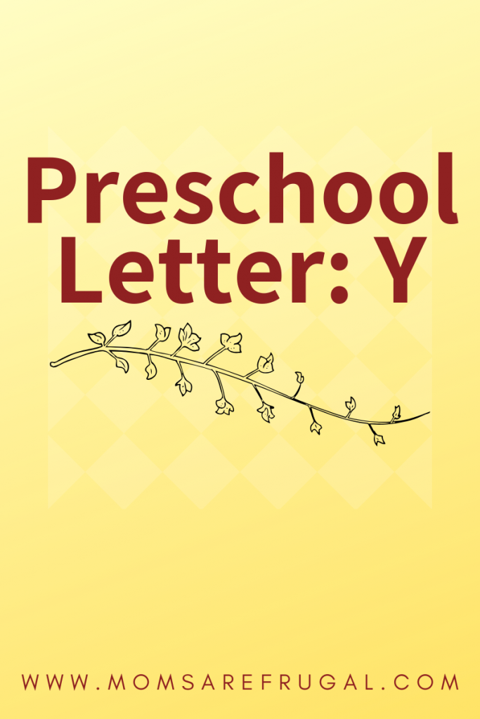 Preschool Letter Y