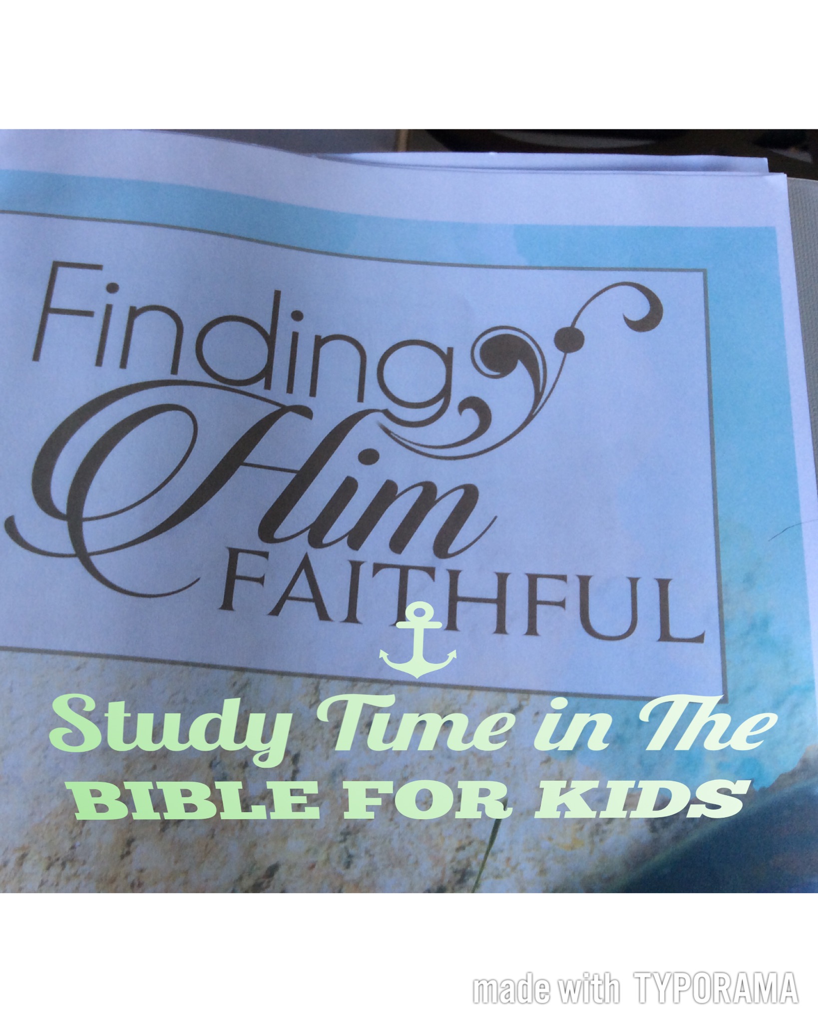 Study Time In The Bible Moms are Frugal
