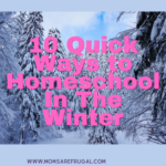 10 Quick Ways to Homeschool In The Winter