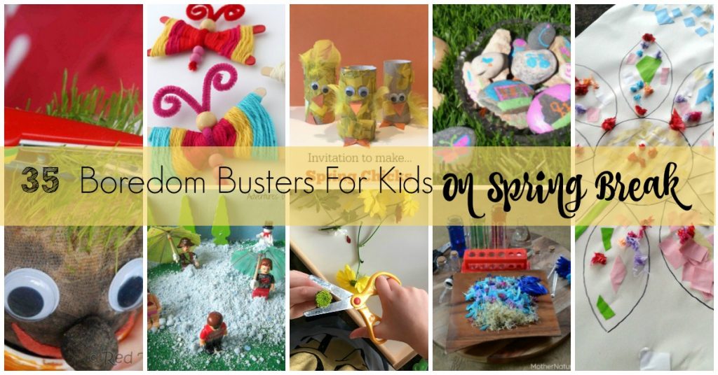 Spring break is just around the corner, and as a homeschooling mom, I am very excited to list some 35 Spring Break Fun Activities for Children.