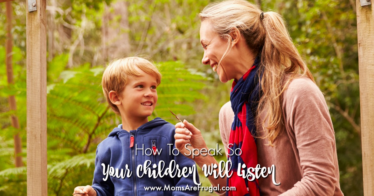 How to speak so your children will listen is training them to be respectful and listen to your voice when they are disobedient.