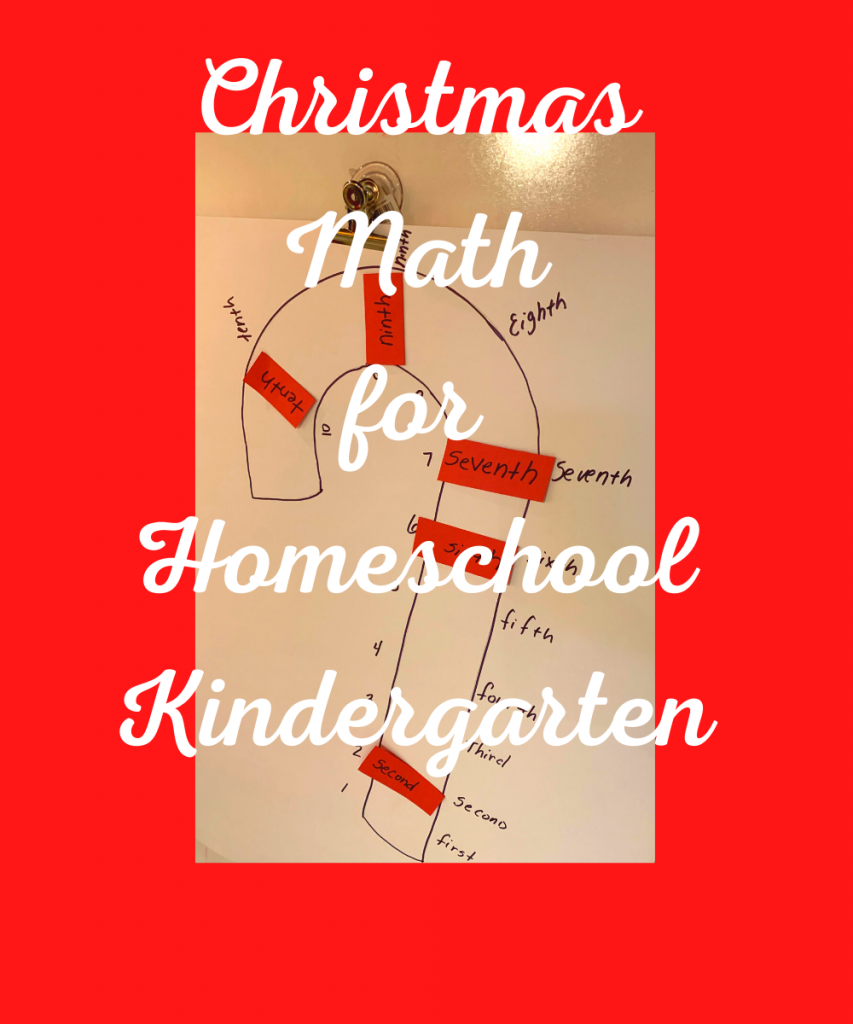 Christmas Math for Homeschool Kindergarten