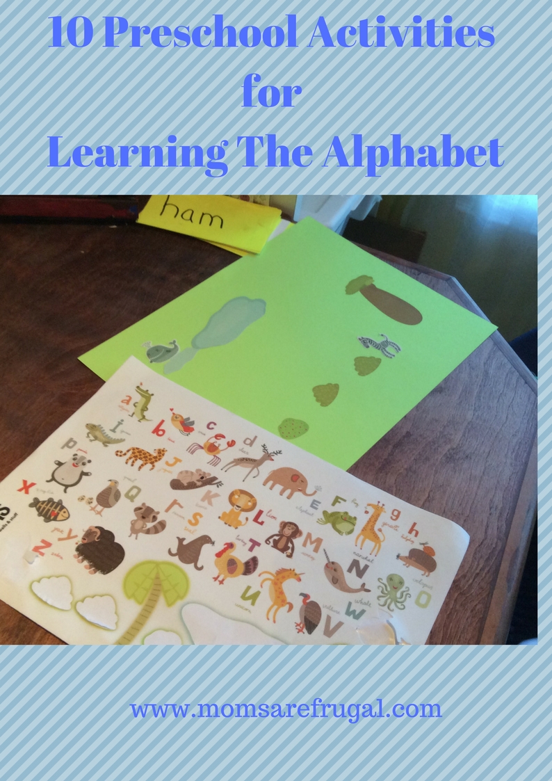 10 Preschool Activities for Learning the Alphabet