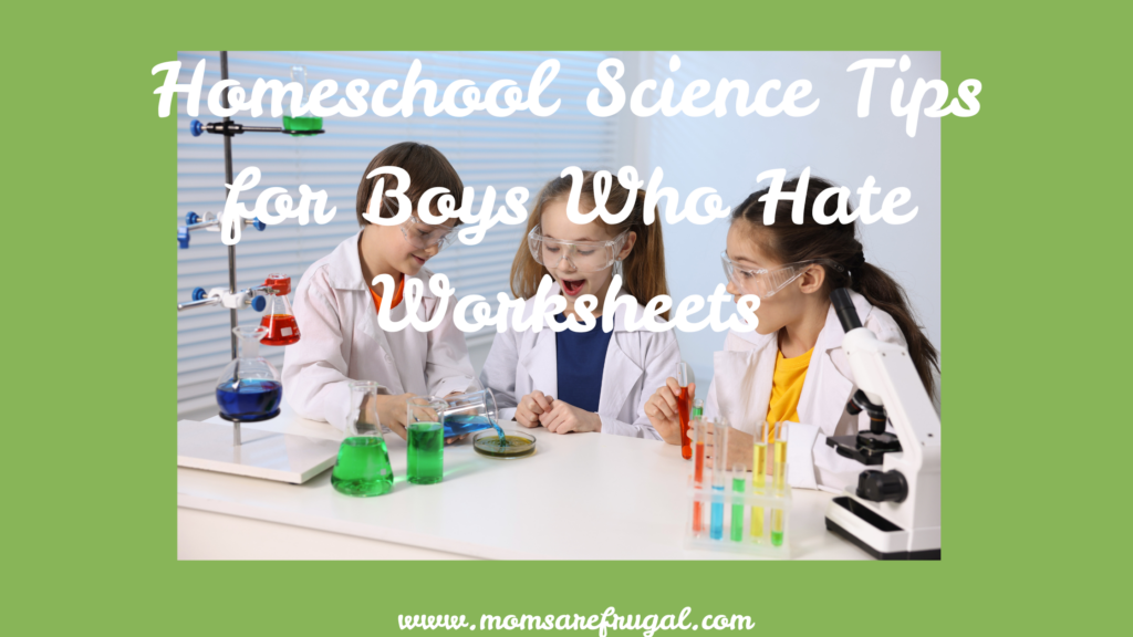Homeschool Science Tips for Boys Who Hate Worksheets
