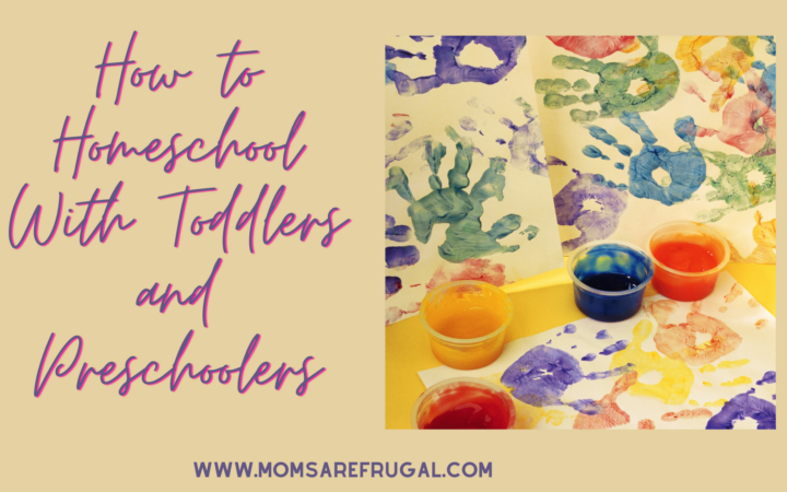 How to Homeschool with Toddlers and Preschoolers