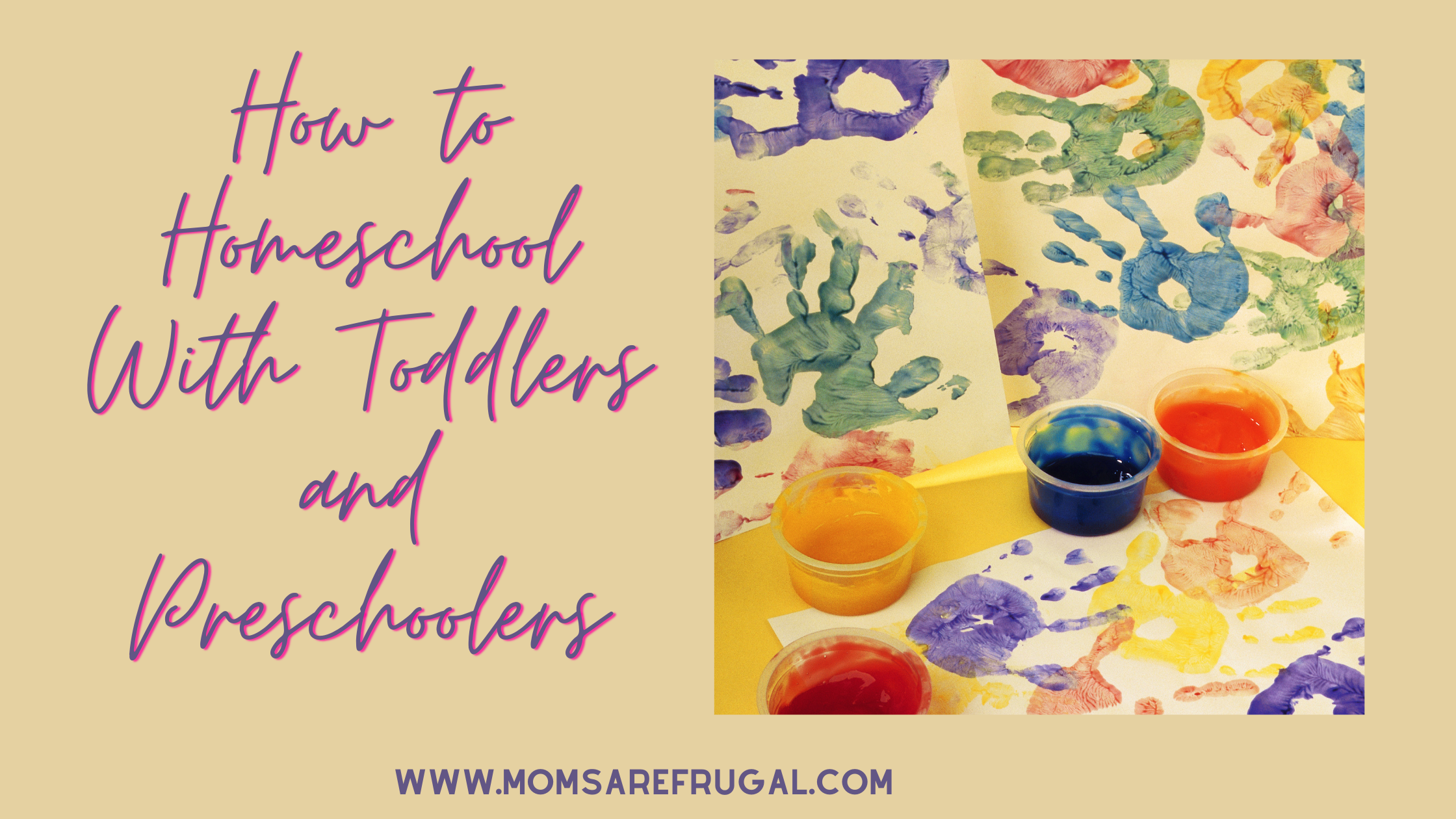 How to Homeschool with Toddlers and Preschoolers