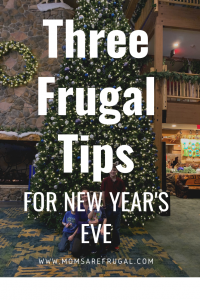 Three Frugal Tips for New Year's Eve