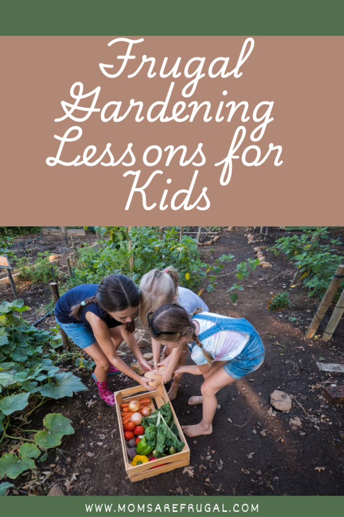 Frugal Gardening Lessons for Kids
