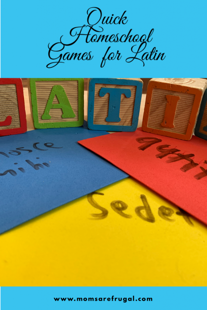 Homeschool Games for Latin