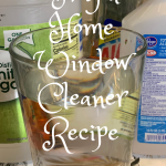 Frugal Home Window Cleaner Recipe