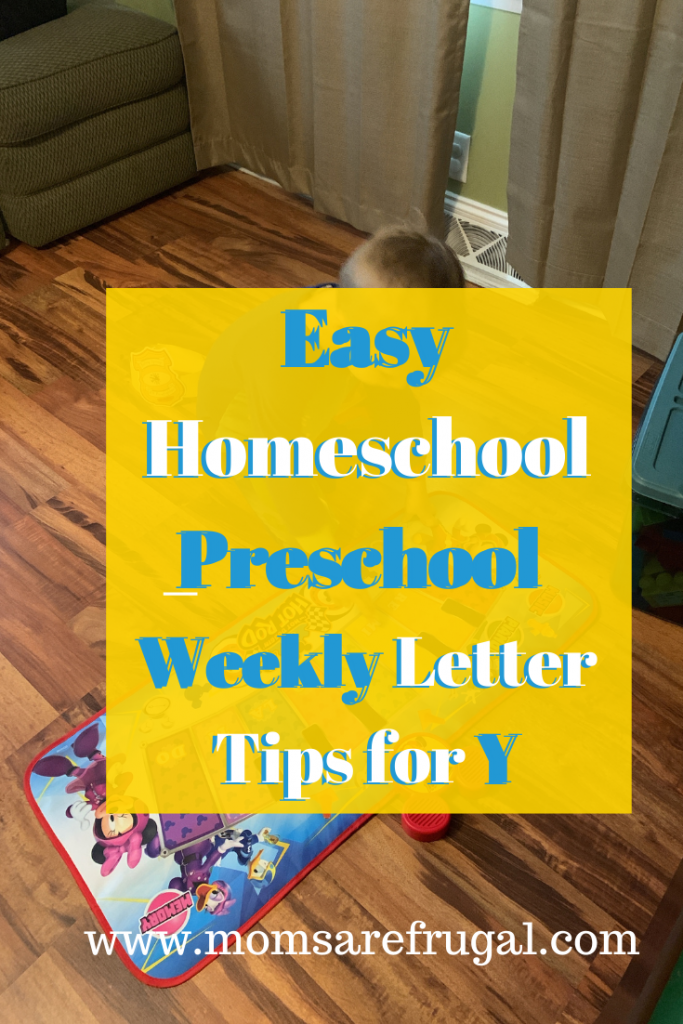 Easy Homeschool Preschool Weekly Letter Tips for Y