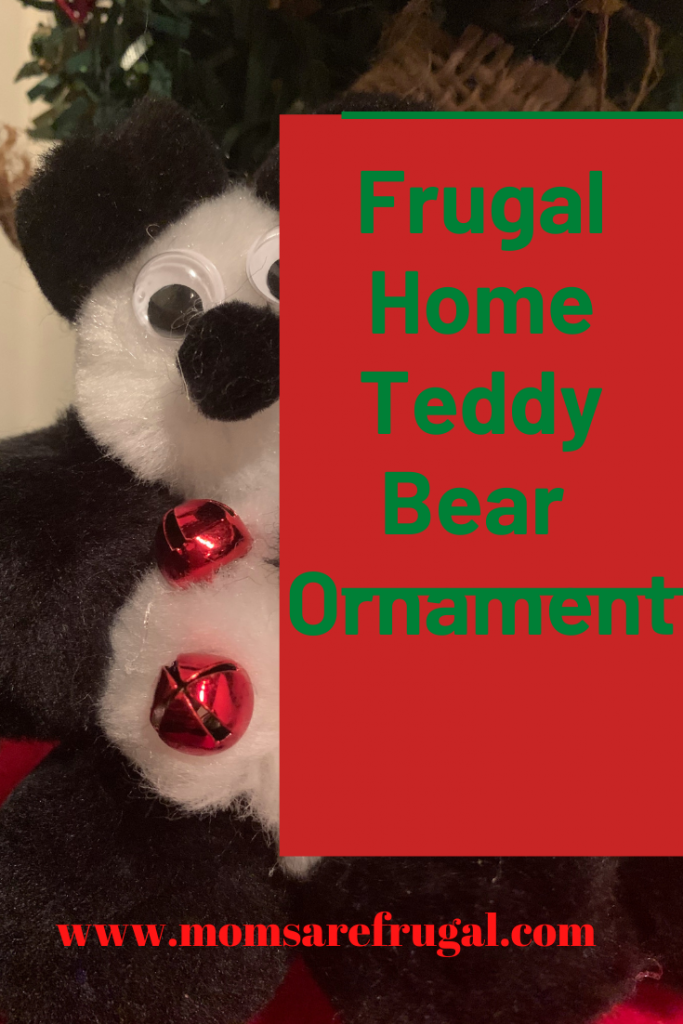 Frugal home teddy bear ornament