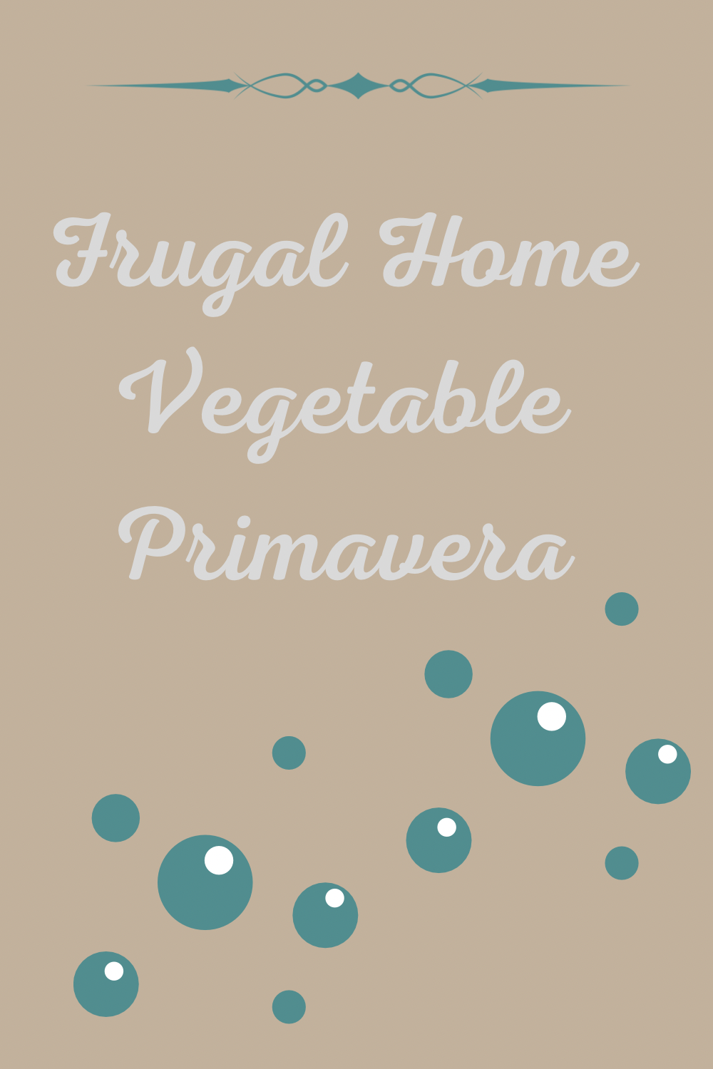 Frugal Home Vegetable Primavera