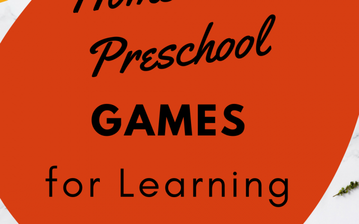 Homeschool Preschool Games for Learning
