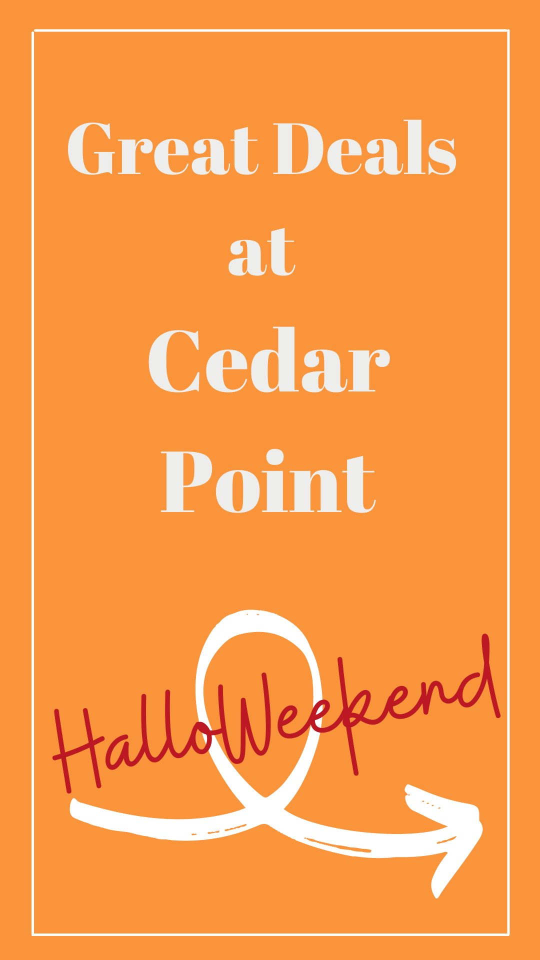 Great Deals at Cedar Point HalloWeekend