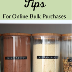 Frugal Pantry Tips for Online Bulk Purchases