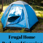 Frugal Summer Backyard Camping  with Kids