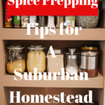 Spice Prepping Tips for a Suburban Homestead