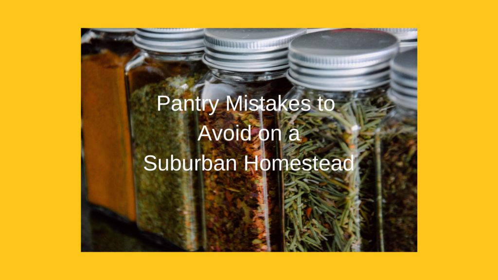 Pantry Mistakes to Avoid on a Suburban Homestead