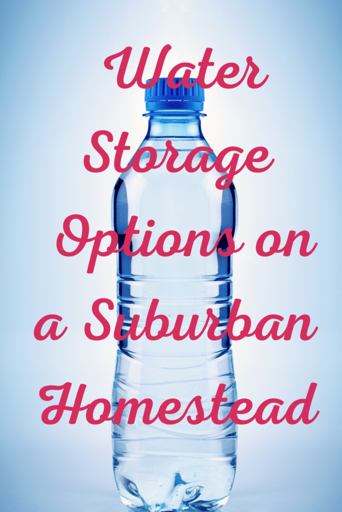 Water Storage Options on a Suburban Homestead