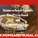 Homeschool Games for Preschool on Columbus Day
