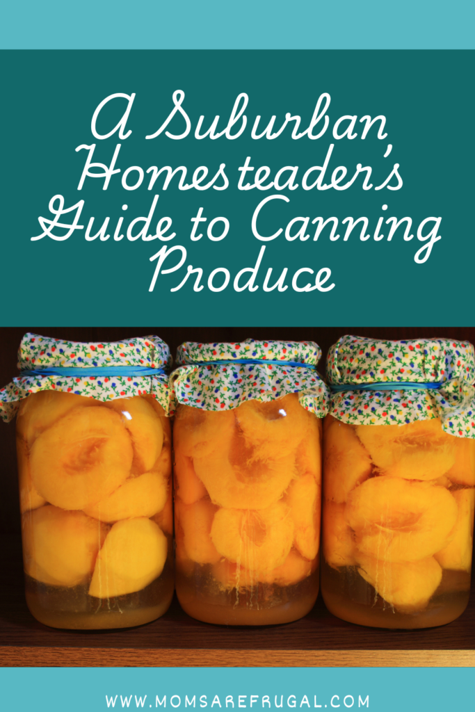 A Suburban Homesteader's Guide to Canning Produce