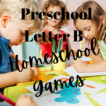 Preschool Letter B Homeschool Games