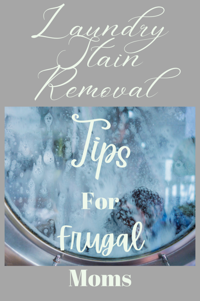 Laundry Stain Removal Tips for Frugal Moms