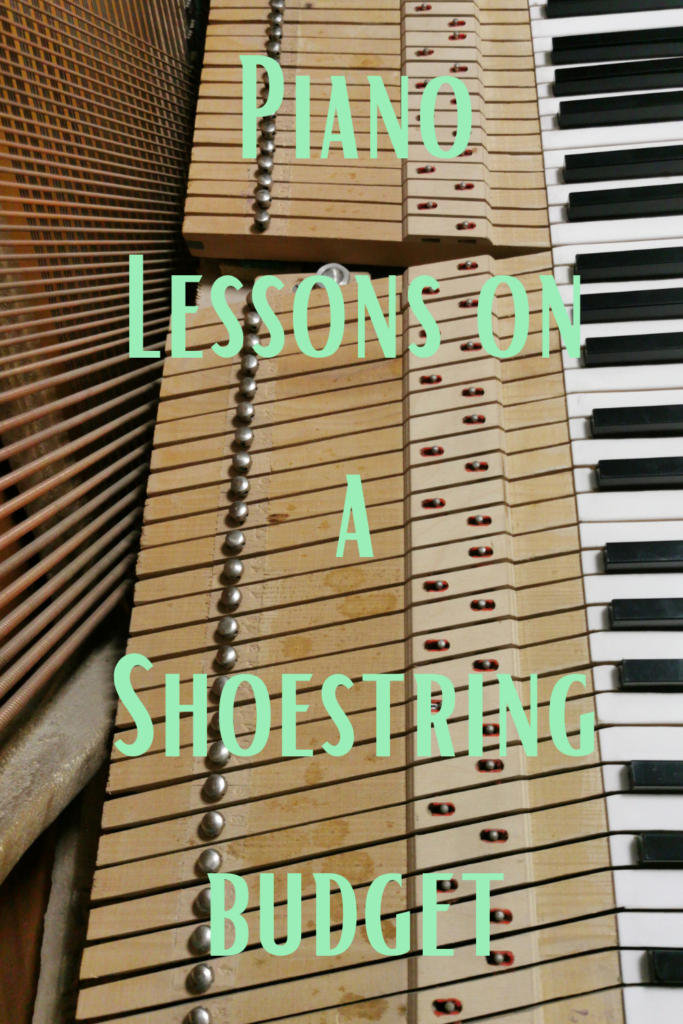Piano Lessons on a Shoestring Budget