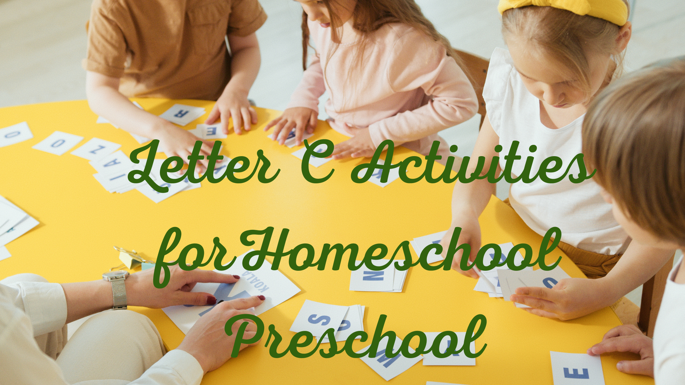 Letter C Activities for Homeschool Preschool