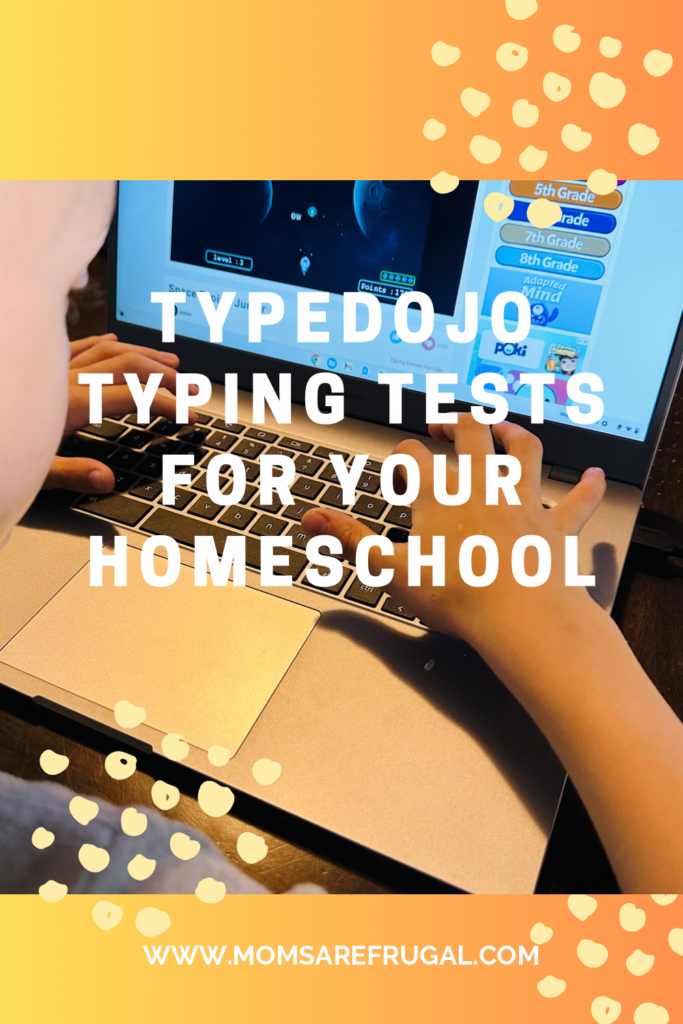 TypeDojo Typing Tests for Homeschool