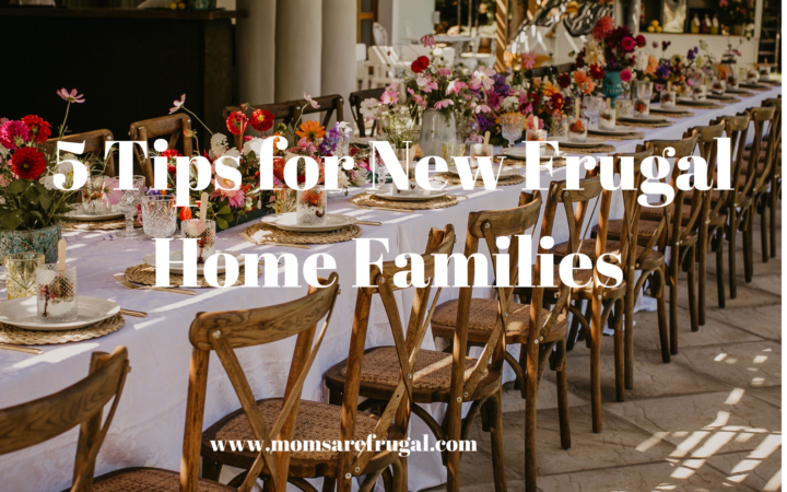 5 Tips for New Frugal Home Families