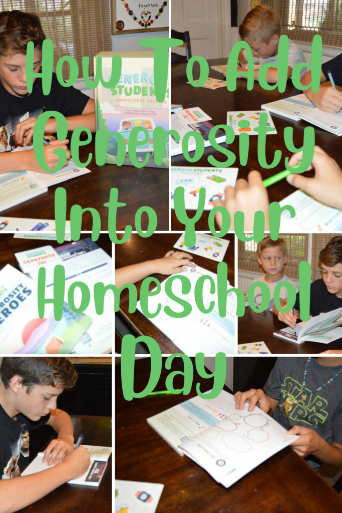 How to Add Generosity to Your Homeschool Day