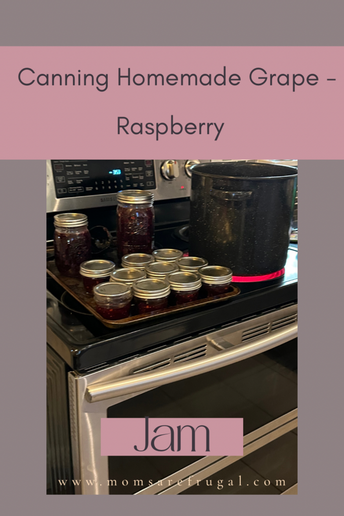 Canning Homemade Grape-Raspberry Jam