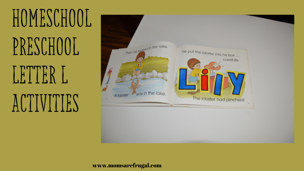 Homeschool Preschool Letter L Activities 