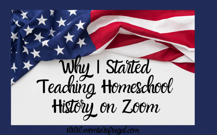 Why I Started Teaching Homeschool History on Zoom