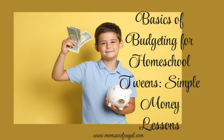 Basics of Budgeting for Homeschool Tweens: Simple Money Lessons