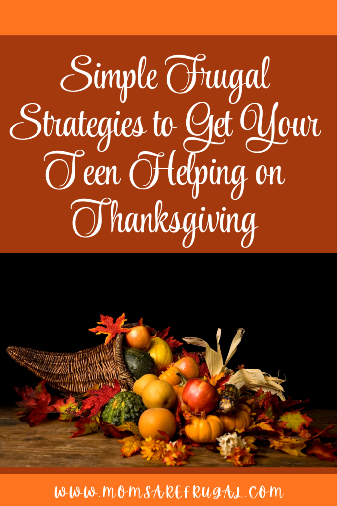 Simple Frugal Strategies to Get Your Teen Helping on Thanksgiving