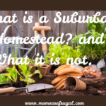 What is a Suburban Homestead? and What it is not. What is a Suburban Homestead? and what it is not.