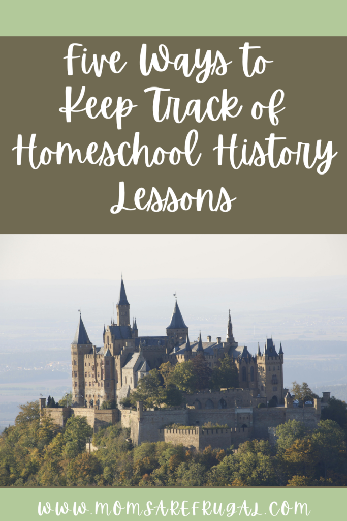 Five Ways Keep Track of Homeschool History Narrations